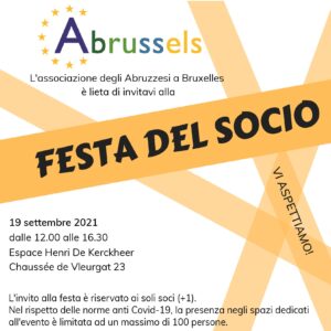 Abrussels festa del socio 2021