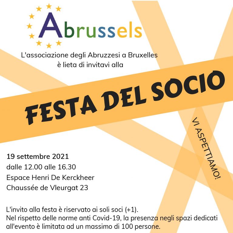 Abrussels festa del socio 2021